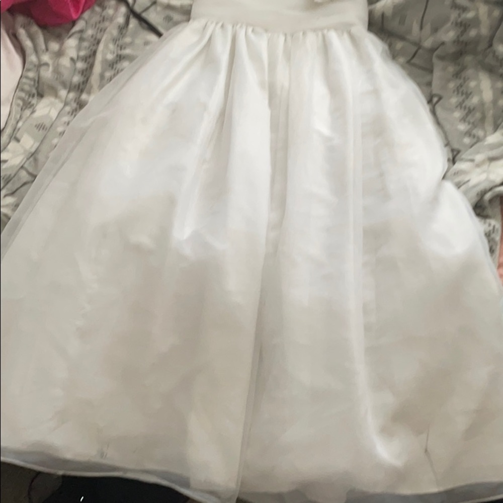 White Flower Girl Wedding Dress